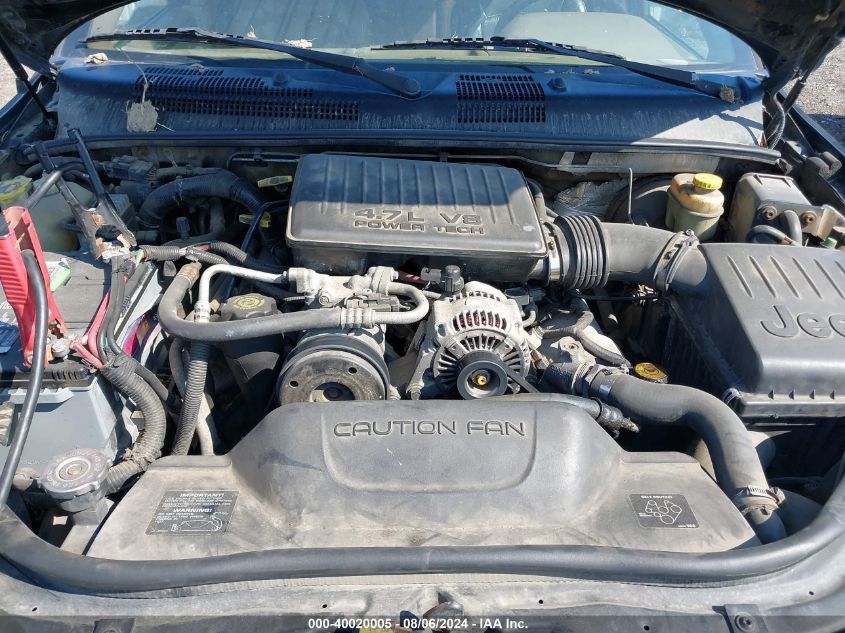 2001 Jeep Grand Cherokee Limited VIN: 1J4GW58N21C520236 Lot: 40020005