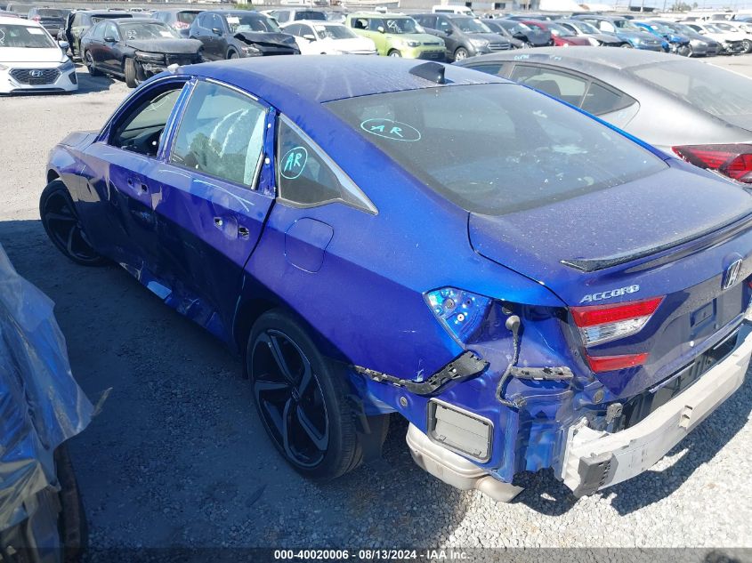 2021 Honda Accord Sport Special Edition VIN: 1HGCV1F42MA068204 Lot: 40020006