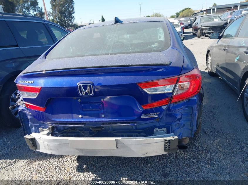 2021 Honda Accord Sport Special Edition VIN: 1HGCV1F42MA068204 Lot: 40020006