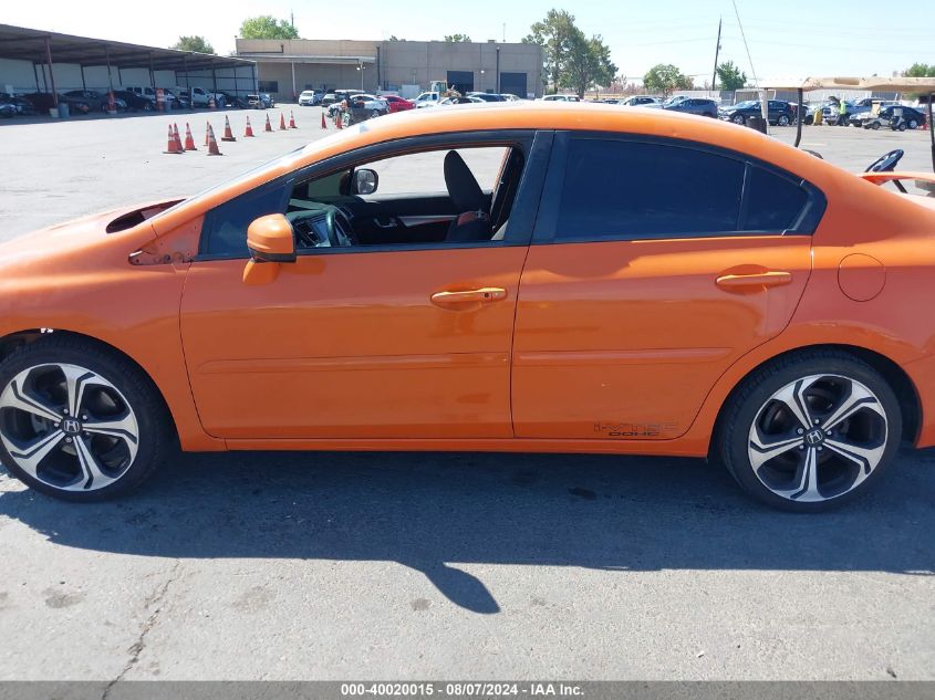 2014 Honda Civic Si VIN: 2HGFB6E55EH702153 Lot: 40020015