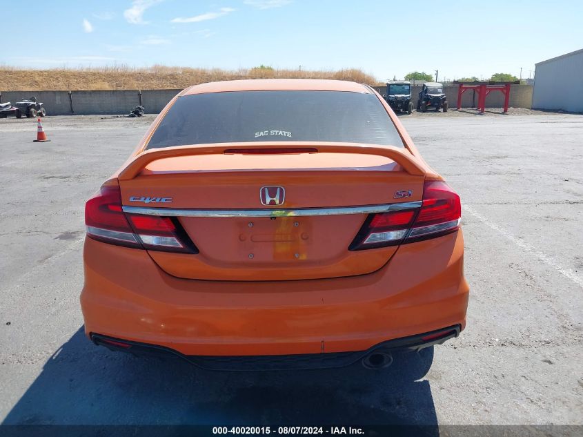 2014 Honda Civic Si VIN: 2HGFB6E55EH702153 Lot: 40020015