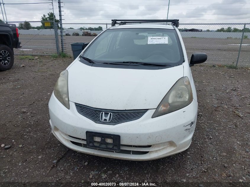 2010 Honda Fit VIN: JHMGE8G22AC000490 Lot: 40020073