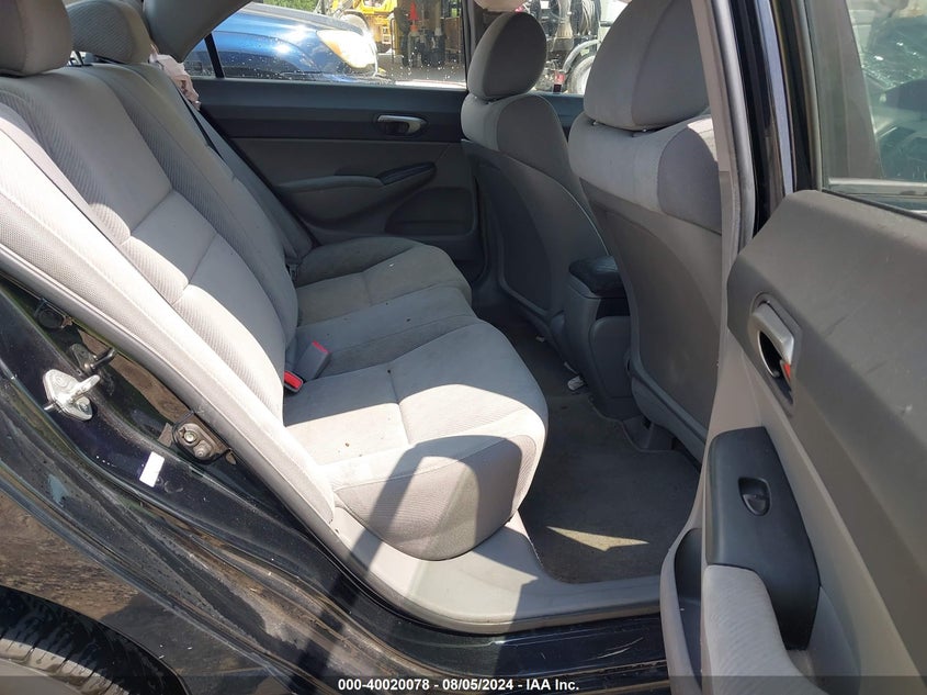 2009 Honda Civic Lx VIN: 19XFA16569E034075 Lot: 40020078