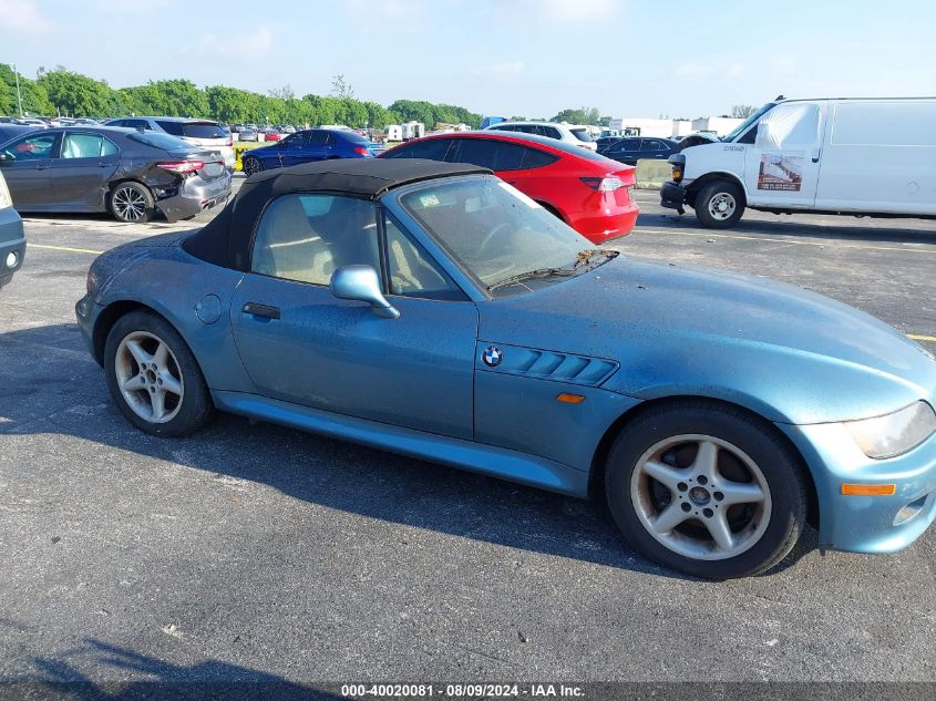 1998 BMW Z3 2.8 VIN: 4USCJ3333WLC16074 Lot: 40020081