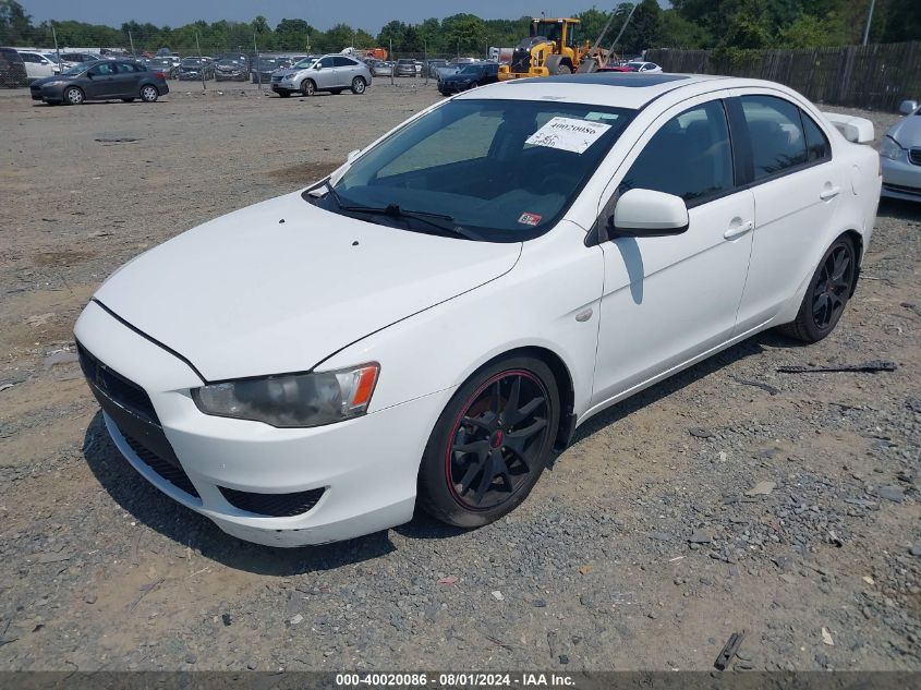 2008 Mitsubishi Lancer De/Es VIN: JA3AU26U88U019039 Lot: 40020086