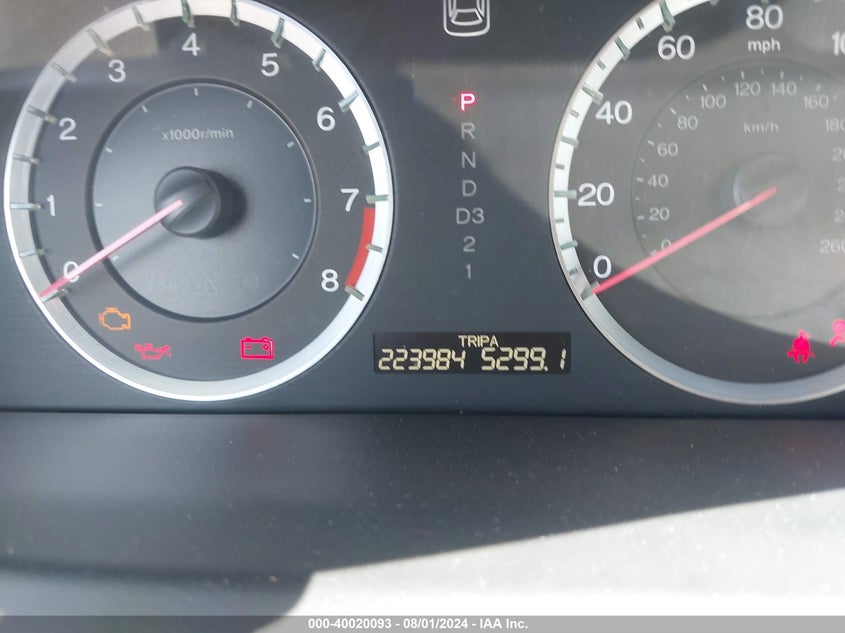 2009 Honda Accord 2.4 Lx-S VIN: 1HGCS12309A023775 Lot: 40020093