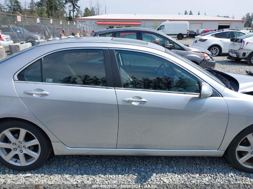 2005 Acura Tsx VIN: JH4CL96875C003777 Lot: 40020100