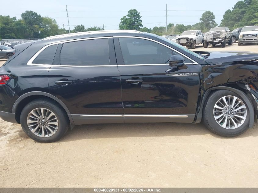 2019 Lincoln Nautilus Select VIN: 2LMPJ6K91KBL20133 Lot: 40020131