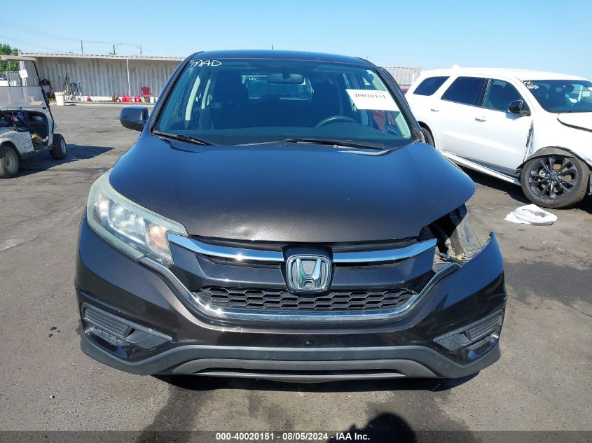 2015 Honda Cr-V Lx VIN: 2HKRM3H30FH554372 Lot: 40020151