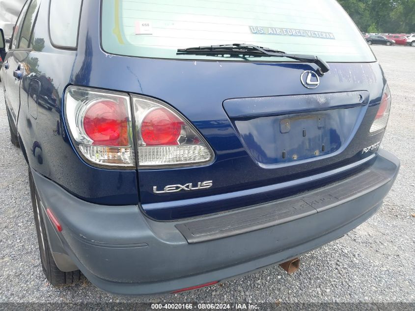 2002 Lexus Rx 300 VIN: JTJHF10U420246835 Lot: 40020166