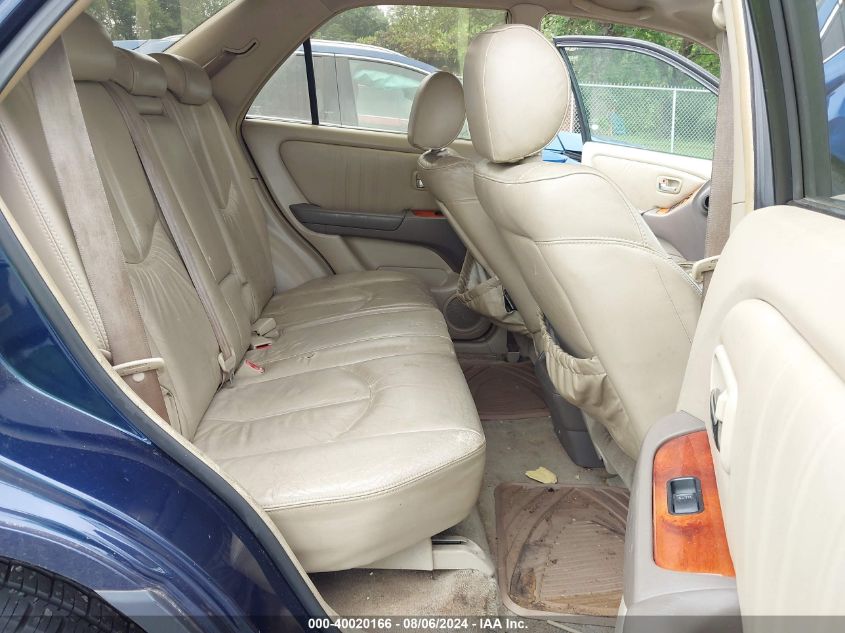 2002 Lexus Rx 300 VIN: JTJHF10U420246835 Lot: 40020166