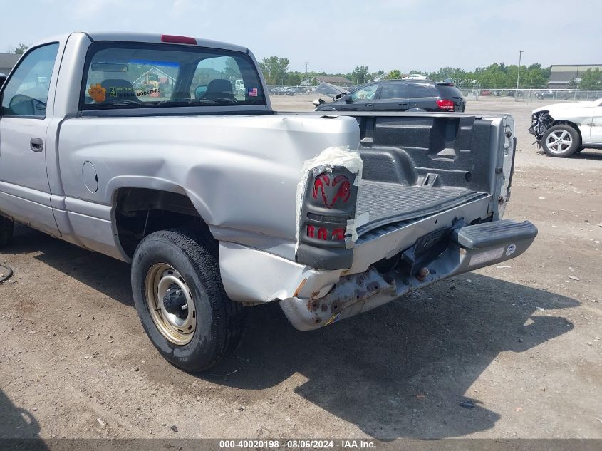1999 Dodge Ram 1500 St/Ws VIN: 1B7HC16XXXS131410 Lot: 40020198