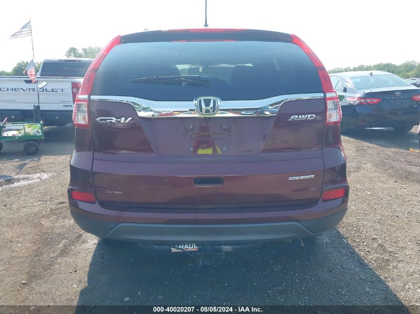 2016 HONDA CR-V SE - 5J6RM4H47GL099428