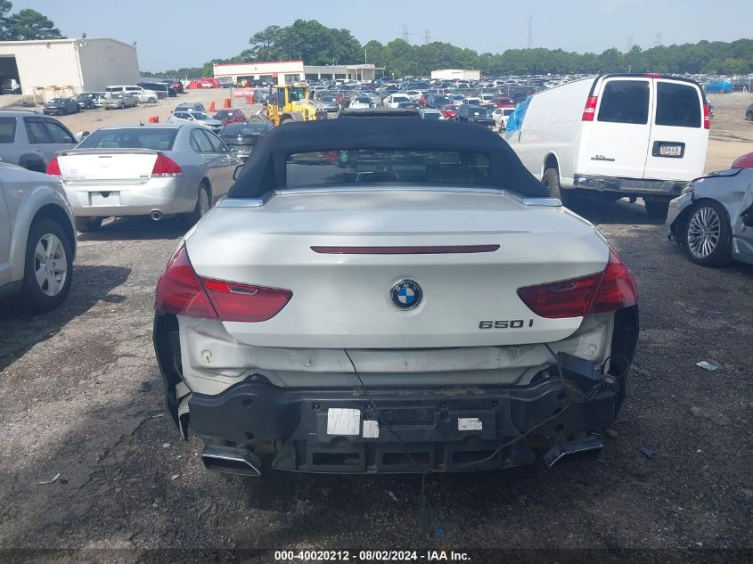 2012 BMW 650I VIN: WBALZ3C56CDL70410 Lot: 40020212