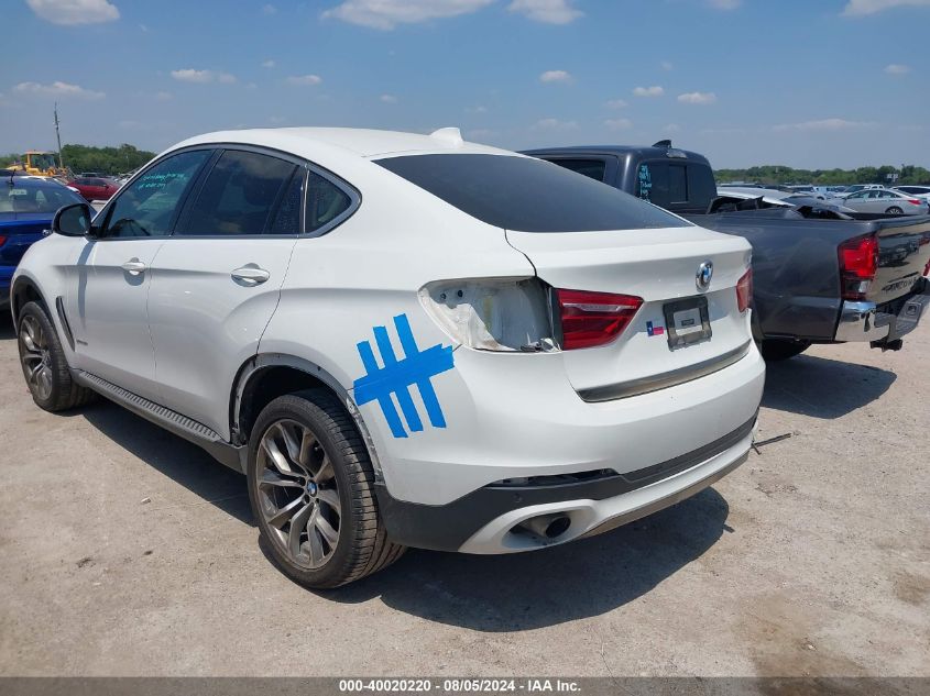 2016 BMW X6 Sdrive35I VIN: 5UXKU0C59G0F92918 Lot: 40020220