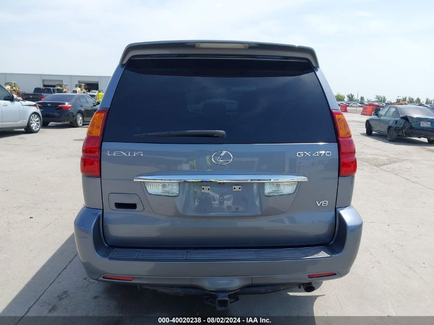 2006 Lexus Gx 470 VIN: JTJBT20X460115988 Lot: 40020238