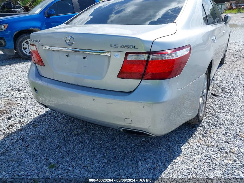 2007 Lexus Ls 460 Lwb VIN: JTHGL46F675006874 Lot: 40020264
