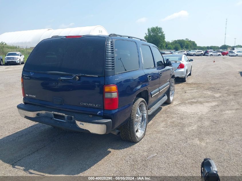 2003 Chevrolet Tahoe Ls VIN: 1GNEC13V73R192714 Lot: 40020290