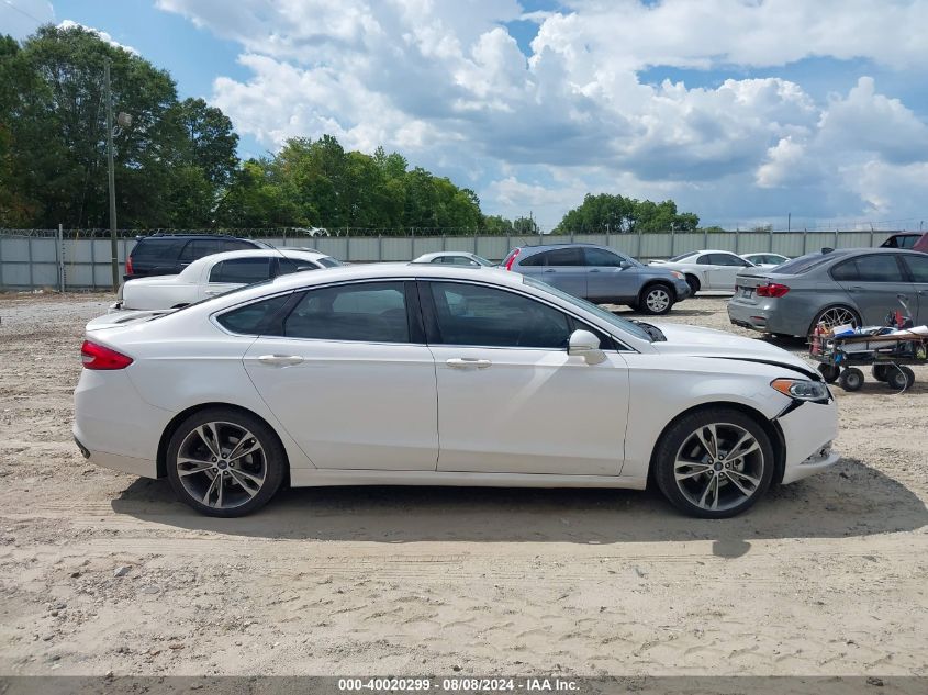 2017 FORD FUSION TITANIUM - 3FA6P0K92HR333268