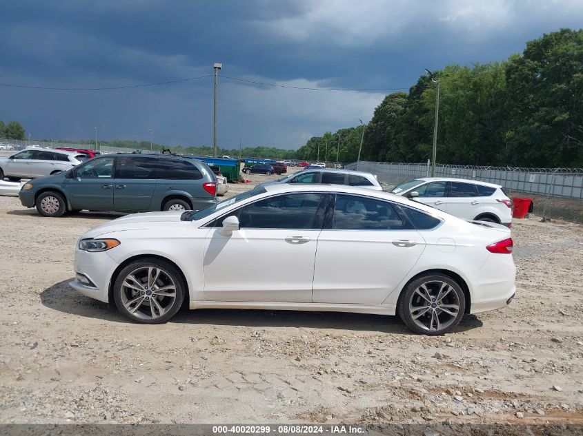 2017 FORD FUSION TITANIUM - 3FA6P0K92HR333268