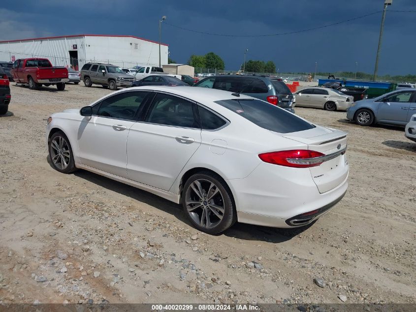 2017 FORD FUSION TITANIUM - 3FA6P0K92HR333268