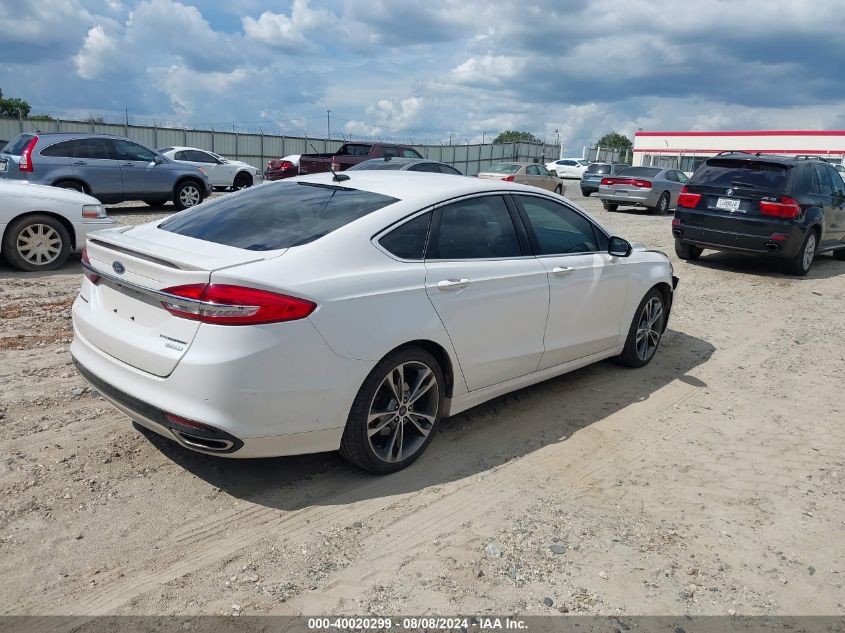 2017 FORD FUSION TITANIUM - 3FA6P0K92HR333268