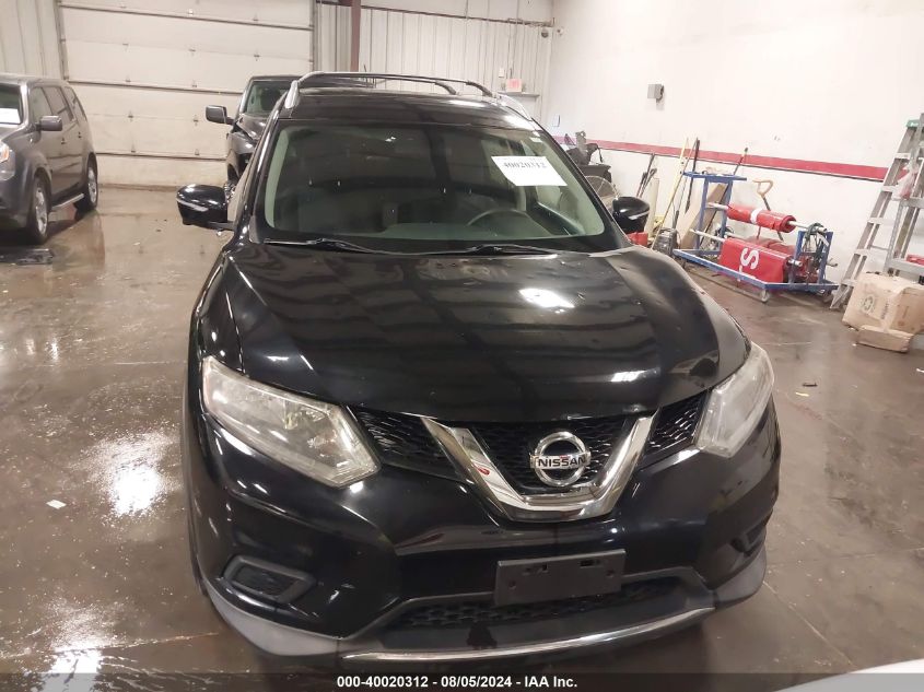 2015 Nissan Rogue Sv VIN: KNMAT2MV8FP583382 Lot: 40020312