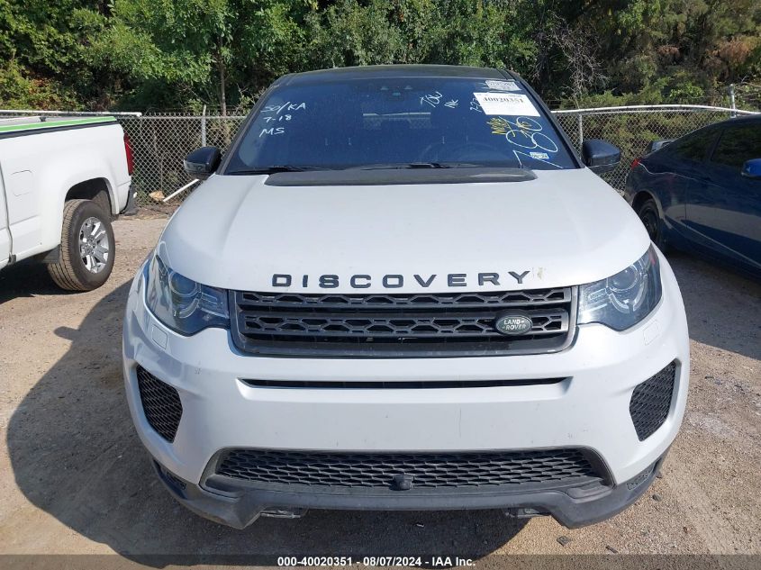 2019 Land Rover Discovery Sport Hse/Landmark Edition VIN: SALCR2FX6KH786404 Lot: 40020351