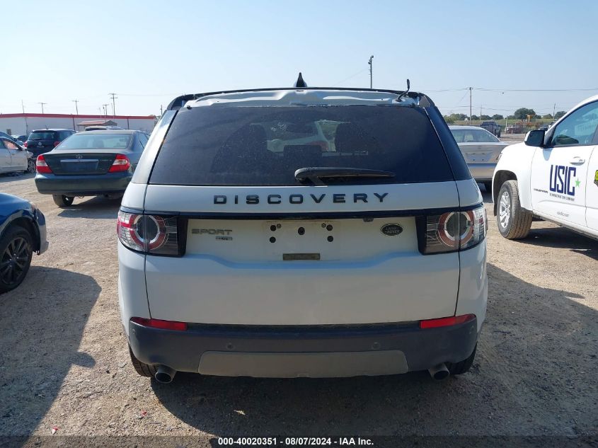 2019 Land Rover Discovery Sport Hse/Landmark Edition VIN: SALCR2FX6KH786404 Lot: 40020351