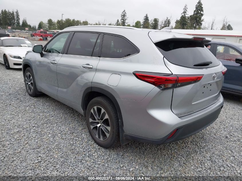 2020 Toyota Highlander Xle VIN: 5TDGZRBH9LS508190 Lot: 40020373