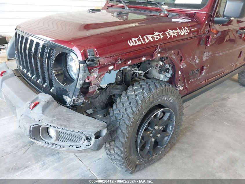 2021 Jeep Wrangler Unlimited Willys 4X4 VIN: 1C4HJXDG0MW596357 Lot: 40020412