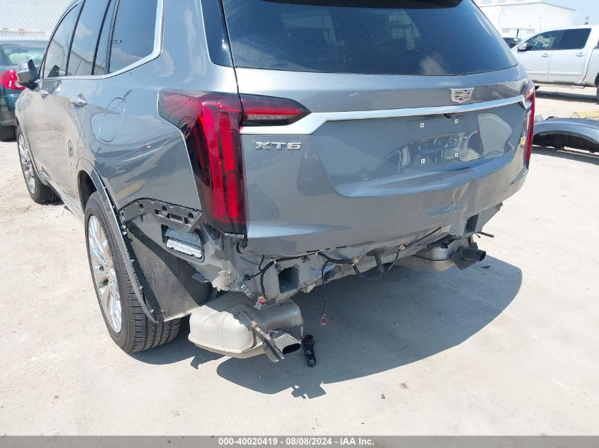 2020 Cadillac Xt6 Fwd Premium Luxury VIN: 1GYKPCRS7LZ136744 Lot: 40020419