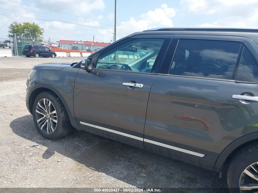 VIN 1FM5K8HT4HGC18003 2017 FORD EXPLORER PLATINUM