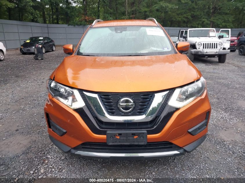 2019 Nissan Rogue Sv VIN: JN8AT2MV8KW376950 Lot: 40020475