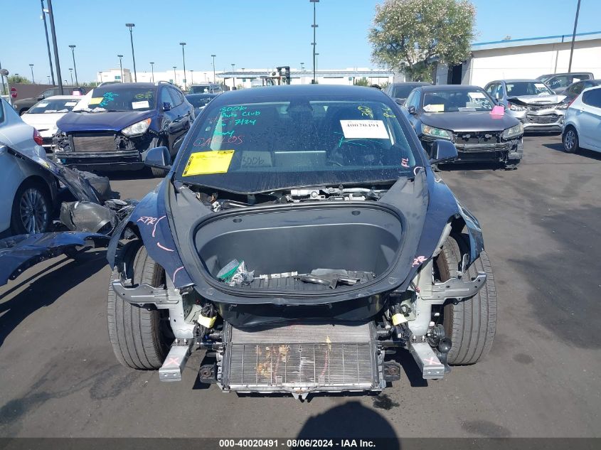 2022 Tesla Model 3 Long Range Dual Motor All-Wheel Drive VIN: 5YJ3E1EB4NF350545 Lot: 40020491