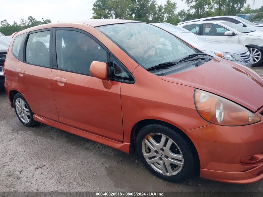 2007 Honda Fit Sport VIN: JHMGD38647S059708 Lot: 40020518