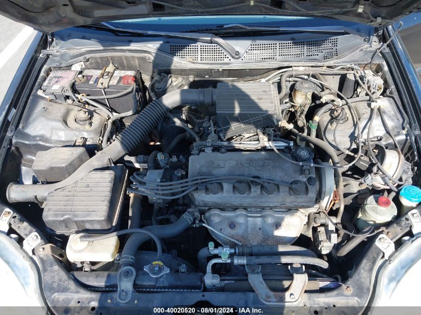 1998 Honda Civic Lx VIN: JHMEJ6673WS000015 Lot: 40020520