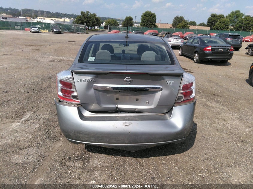 2012 Nissan Sentra 2.0 S VIN: 3N1AB6AP0CL721460 Lot: 40020562