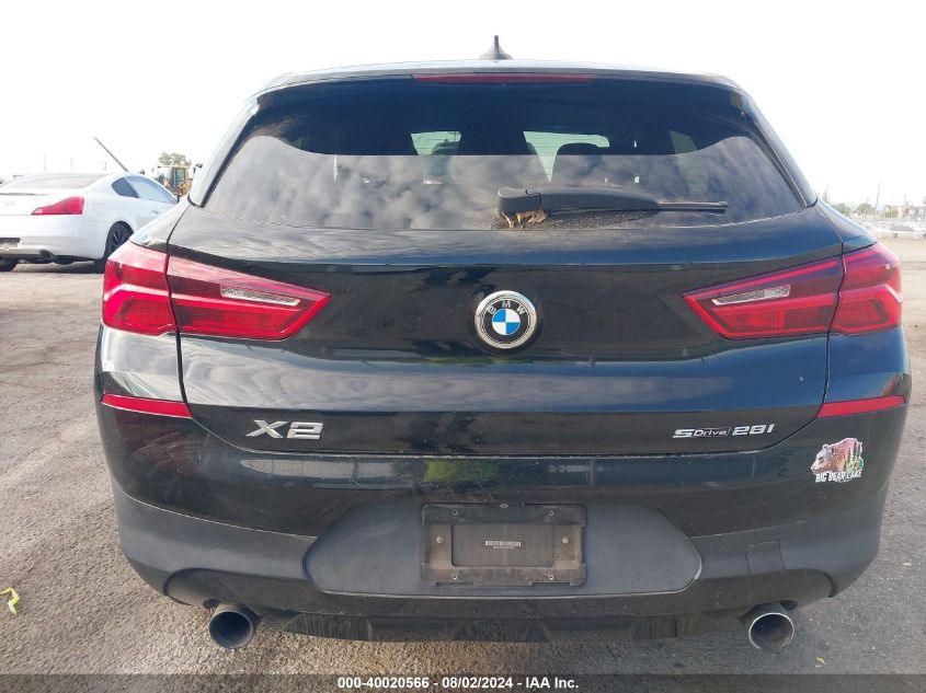2018 BMW X2 Sdrive28I VIN: WBXYJ3C32JEJ81908 Lot: 40020566