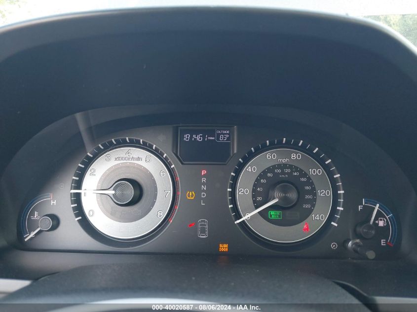 2012 Honda Odyssey Ex-L VIN: 5FNRL5H69CB066363 Lot: 40020587