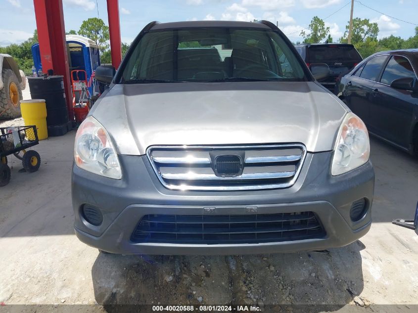 2006 Honda Cr-V Lx VIN: JHLRD68536C006609 Lot: 40020588