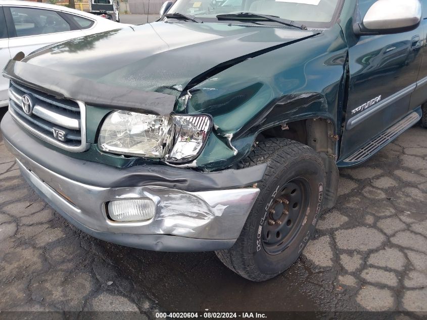 2002 Toyota Tundra Sr5 V8 VIN: 5TBBT44102S262684 Lot: 40020604