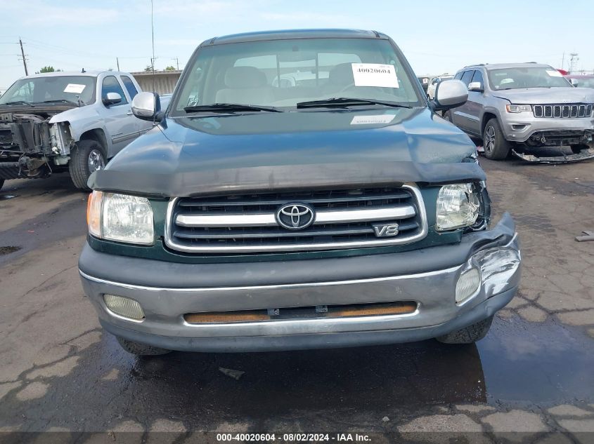 2002 Toyota Tundra Sr5 V8 VIN: 5TBBT44102S262684 Lot: 40020604