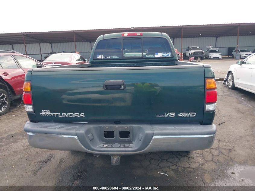 2002 Toyota Tundra Sr5 V8 VIN: 5TBBT44102S262684 Lot: 40020604