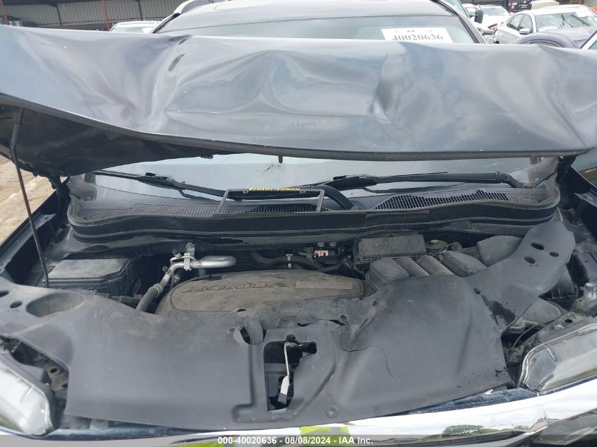 2016 Honda Pilot Touring VIN: 5FNYF6H96GB089527 Lot: 40020636