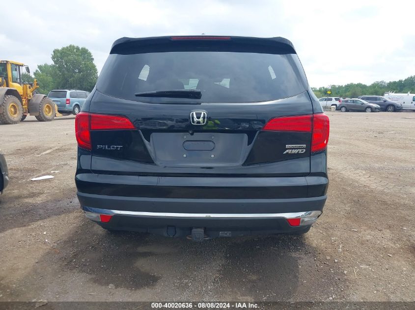 2016 Honda Pilot Touring VIN: 5FNYF6H96GB089527 Lot: 40020636
