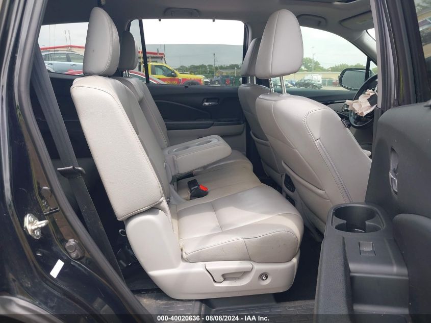 2016 Honda Pilot Touring VIN: 5FNYF6H96GB089527 Lot: 40020636