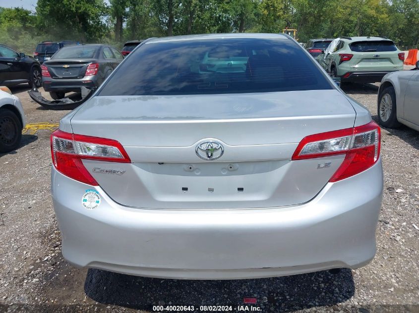 2014 Toyota Camry Le VIN: 4T4BF1FK0ER425693 Lot: 40020643