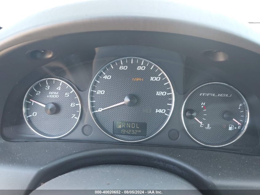 2007 Chevrolet Malibu Ls VIN: 1G1ZS58F27F264375 Lot: 40020652