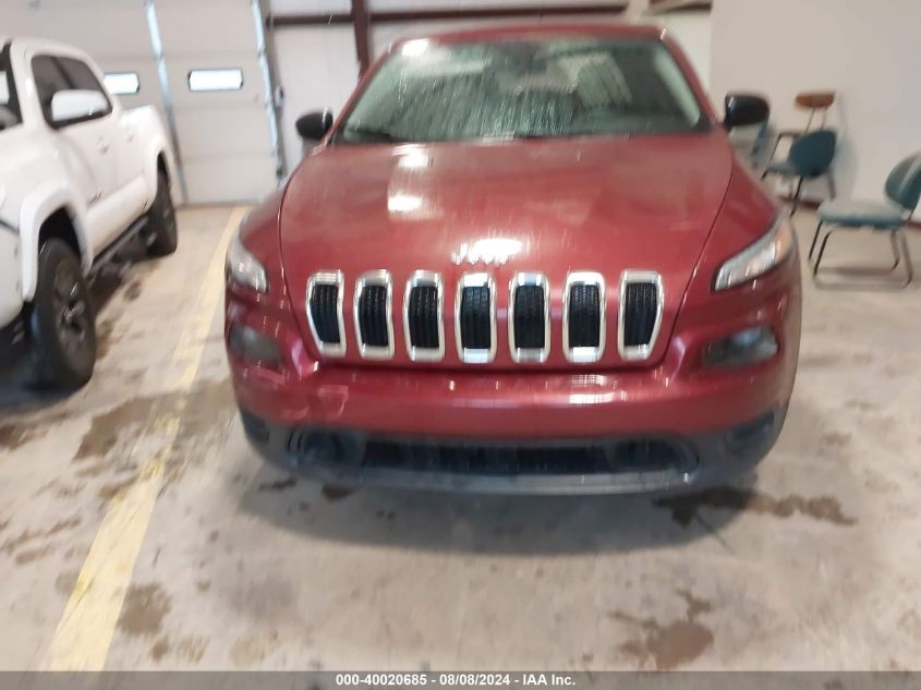 2015 Jeep Cherokee Sport VIN: 1C4PJLAB1FW721057 Lot: 40020685